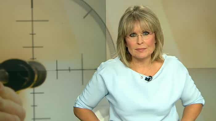 María Rey presentando las Noticias de Antena 3
