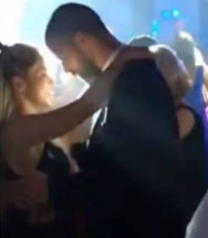 Shakira y Piqué bailando en la boda de Messi