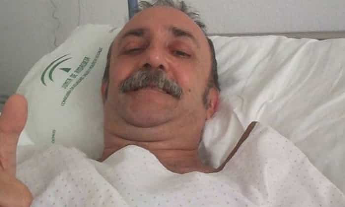 Santi Rodríguez en el hospital tras sufrir un infarto