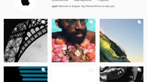La cuenta oficial de Apple en Instagram