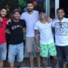 Piqué, Suárez y Messi junto a Neymar