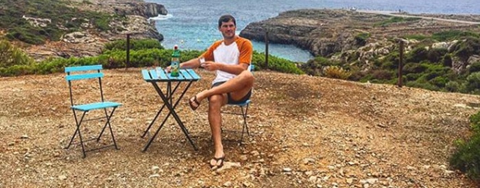 Iker Casillas disfrutando de sus vacaciones en Menorca