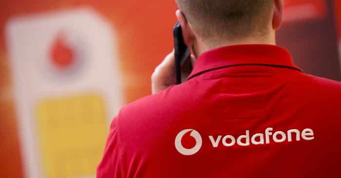 Una imagen de un trabajador de Vodafone