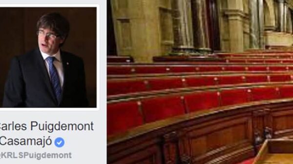 Perfil de Carles Puigdemont en Facebook