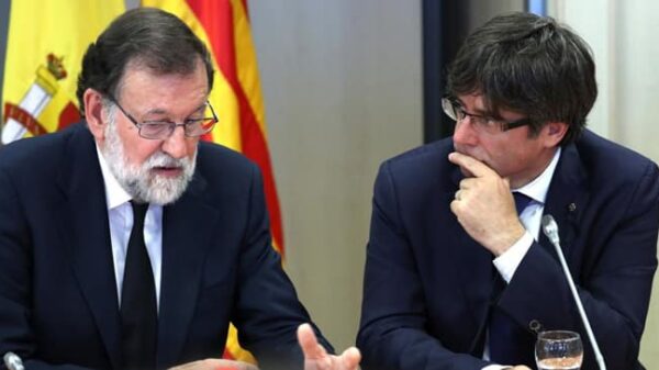 Carles Puigdemont y Mariano Rajoy
