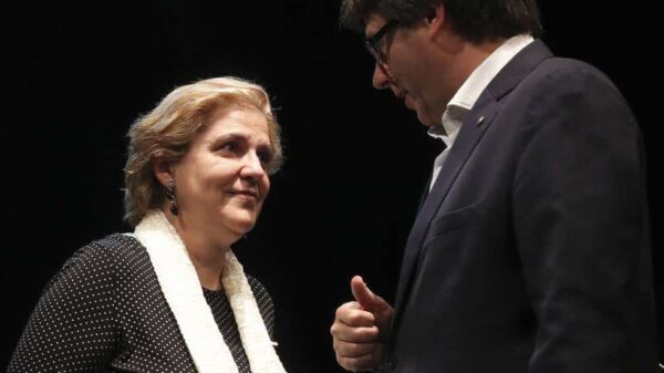 Pilar Rahola y Carles Puigdemont