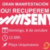 Cartel de la manifestación convocada por Societat Civil Catalana
