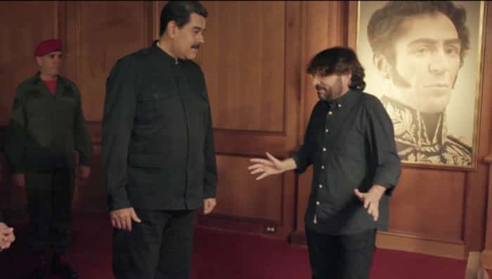 Jordi Évole con Nicolás Maduro