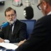 Mariano Rajoy y Carlos Herrera durante la entrevista en la COPE