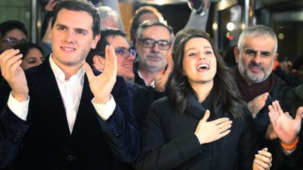 Albert Rivera e Inés Arrimadas celebrando el triunfo de Ciudadanos en las elecciones catalanas