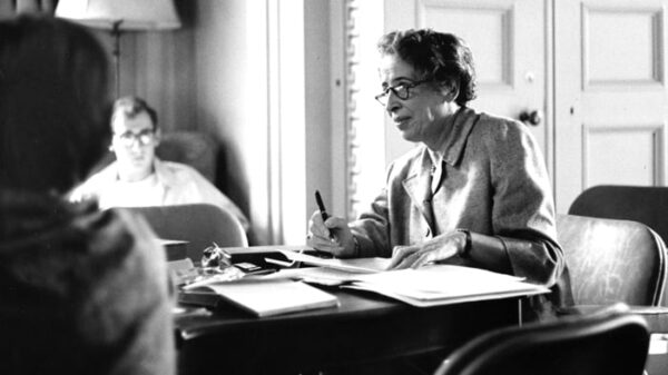 La pensadora judía Hannah Arendt