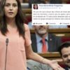 Inés Arrimadas y el comentario en Facebook de Rosa María Miras Puigpinós