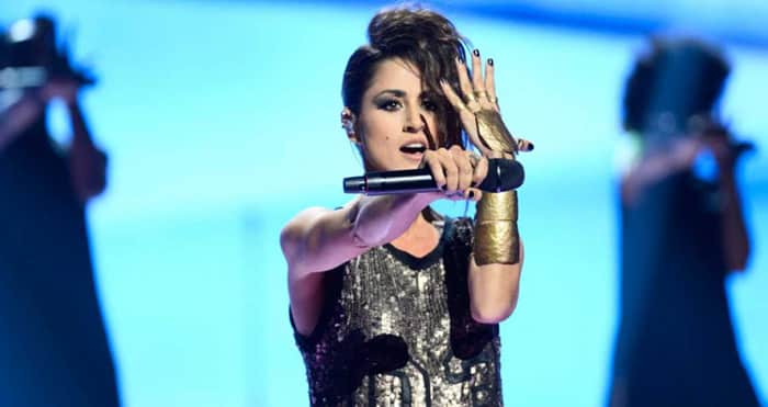 La cantante Barei en Eurovisión