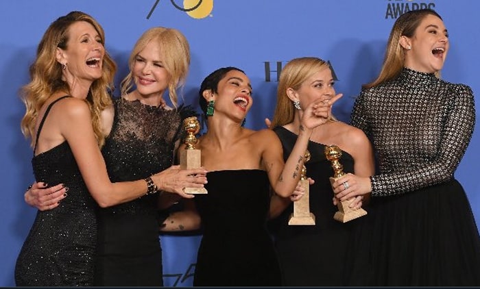 Algunas de las ganadoras de los Globos de Oro 2018