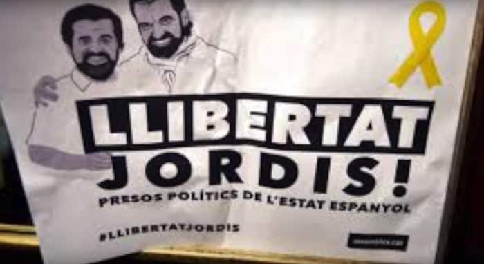 Fotograma del vídeo "¿Por qué están los Jordis en prisión?"