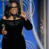 Oprah Winfrey en su discurso en los Globos de Oro