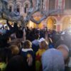 Concentración en las puertas del Parlamento catalán