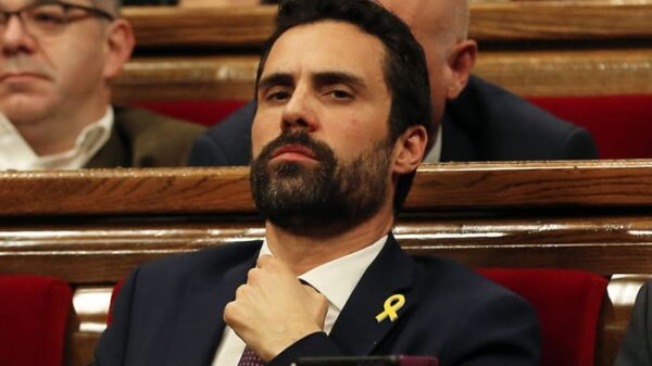 Roger Torrent, el presidente del Parlamento catalán