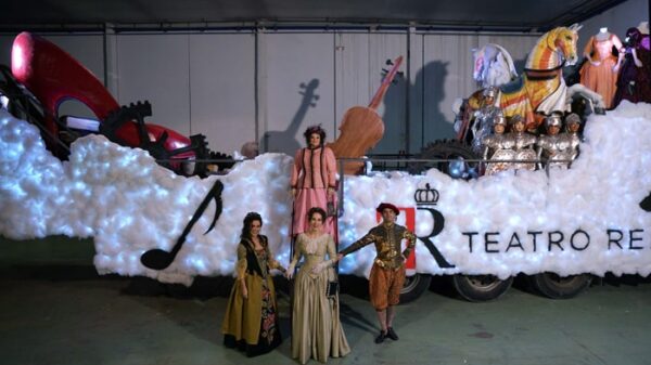 La carroza del Teatro Real para la cabalgata de Reyes