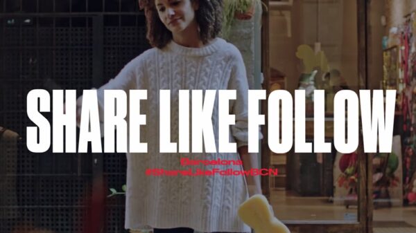 Imagen de la campaña 'Share Like Follow Barcelona'