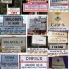 Carteles de "Municipio de la República Catalana" en pueblos del Maresme