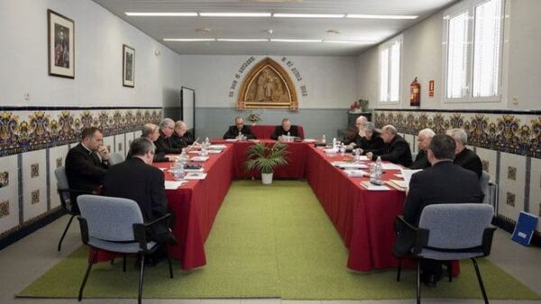 Los obispos en la reunión de la Conferencia Episcopal Tarraconense (CET).