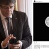Carles Puigdemont y su publicación en Instagram