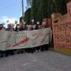 Manifestación en apoyo a Albert Boadella en Jafre (Gerona)