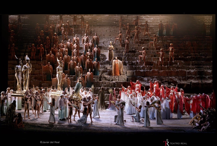 Un momento de la ópera 'Aida'