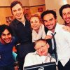 Los actores de 'The Big Bang Theory' con Stephen Hawking