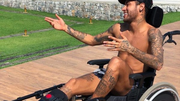 La foto de Neymar publicada en las redes sociales