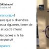 El tuit del CDR de Sabadell y las pintadas en la sede del PP
