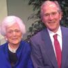 George W. Bush y su madre, Barbara