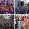 Manifestaciones contra la sentencia a 'La Manada' en Madrid, Barcelona, Pamplona y Sevilla