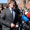 Carles Puigdemont a la salida de la cárcel