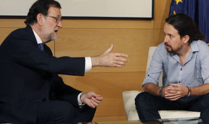 Mariano Rajoy y Pablo Iglesias