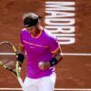 Rafa Nadal en el Mutua Madrid Open