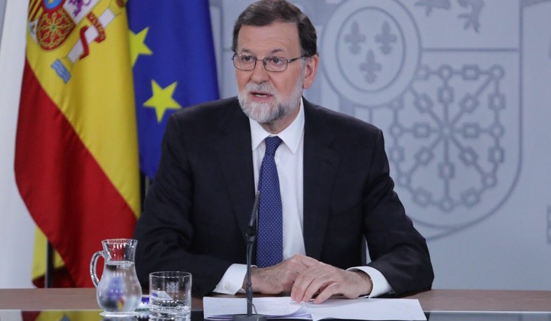 Mariano Rajoy este viernes en rueda de prensa