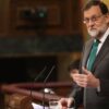 Mariano Rajoy en una de sus intervenciones en la tribuna del Congreso
