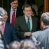 Mariano Rajoy saliendo del Congreso