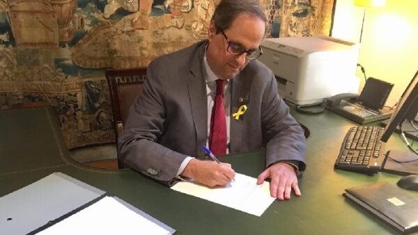 El presidente catalán, Quim Torra