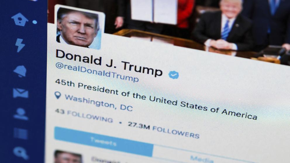 El perfil de Donald Trump en Twitter