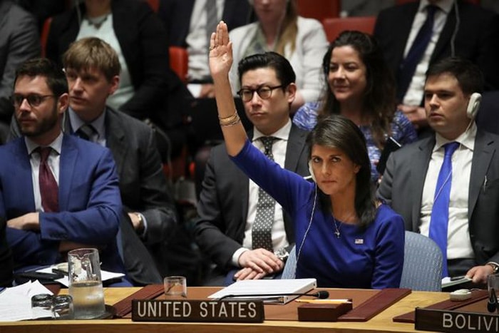 Nikki Haley, embajadora de la ONU