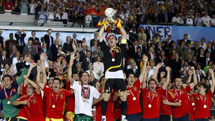 La Selección celebra la Eurocopa de 2008
