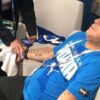 Diego Armando Maradona, atendido en una sala vip del estadio