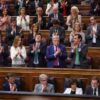 Rajoy, aplaudido en el Congreso