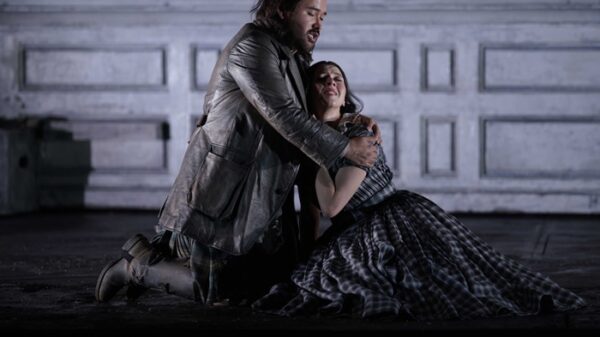 El tenor Javier Camarena ('Edgardo') y la soprano Lisette Oropesa ('Lucia')