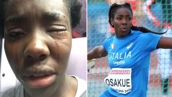 La atleta italiana Daisy Osakue