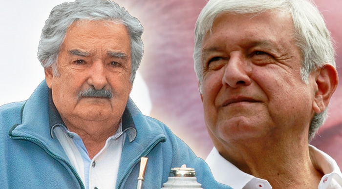 Andrés Manuel López Obrador y José Mujica