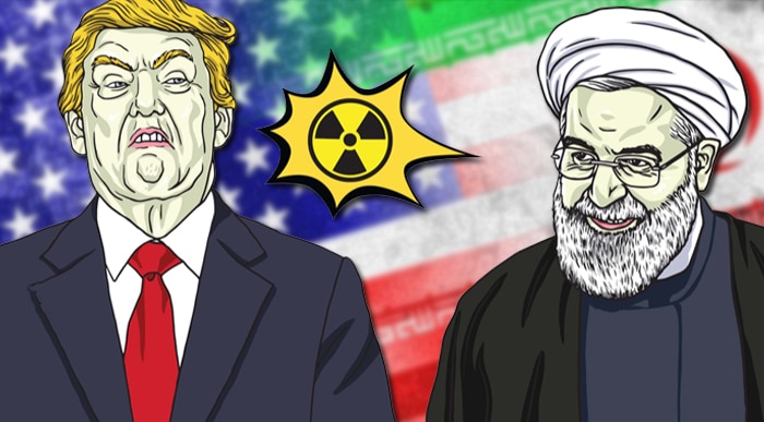 Donald Trump y Hasan Rohani